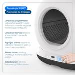 Caja De Arena Sanitaria Philco Autolimpiante Smart Para Gatos BG001PP