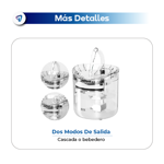 Bebedero Automatico Fuente Dispenser Agua Recirculante 2L Mascotas Waggs + 4 filtros