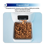 Comedero Inteligente Dispensador Comida Automático 6L Gato Perro Waggs