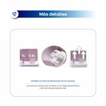 Comedero Bebedero con Dispensador de Comida Automatico Waggs Perro Gato Celeste
