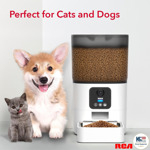 Comedero Para Mascotas Rca Con Cámara Hd 1080p Y Audio