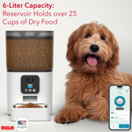 Comedero Para Mascotas Rca Con Cámara Hd 1080p Y Audio