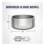 Tazón Antideslizante Yeti Boomer 8 De Acero Inoxidable Para