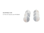 Filtros de Repuesto Gadnic para Bebedero Mascotas PETB09