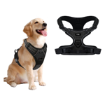 Arnes Pretal Pechera Regulable Perro Anti Tirones Negro XL Waggs