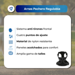 Arnes Pretal Pechera Regulable Perro Anti Tirones S Waggs