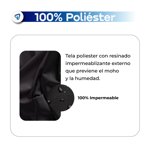 Funda Cubre Asiento Trasero Auto Impermeable Mascotas Waggs