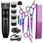 KIT Peluqueria Perro Peladora Canina + Tijeras profesionales