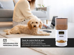 Comedero Automatico Gadnic Dispenser Alimento 5 Lts Programable Bowl de Acero Inoxidable
