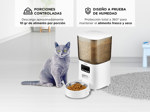 Comedero Automatico Gadnic Dispenser Alimento 5 Lts Programable Bowl de Acero Inoxidable
