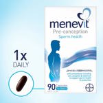 Suplemento Bayer Menevit Male Fertility 90 cápsulas