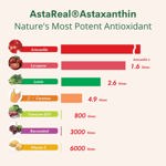 Suplemento de astaxantina Double Wood, 12 mg, concentración máxima, 60 cápsulas