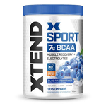 Suplemento Scivation XTEND Sport BCAA en polvo de frambuesa azul, 30 porciones