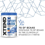 Suplemento Scivation XTEND Sport BCAA en polvo de frambuesa azul, 30 porciones