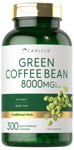 Suplemento de extracto de grano de café verde Carlyle, 8000 mg, 300 cápsulas