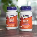Suplementos NOW de folato de metilo, 5000 mcg, biodisponibilidad superior