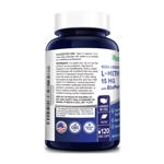 Suplemento NusaPure L de metilfolato de 15 mg con Bioperine 120 cápsulas
