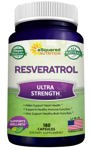 Suplemento de resveratrol de Squared Nutrition, 1000 mg, 180 cápsulas