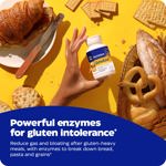 Suplemento Enzymedica GlutenEase para enzimas digestivas 60 cápsulas
