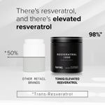 Suplemento Toniiq de resveratrol de ultra alta potencia 1000 mg 60 C