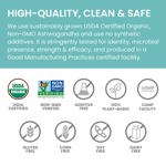 Suplemento de ashwagandha orgánica del Himalaya 670 mg 90 cápsulas