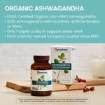 Suplemento de ashwagandha orgánica del Himalaya 670 mg 90 cápsulas