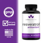 Suplemento Luma Nutrition de resveratrol de alta pureza 98% trans