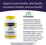 Suplemento de pycnogenol de Healthy Origins, 100 mg, 60 unidades