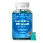Suplementos: gomitas de treonato de magnesio Tinies Bers, 500 mg