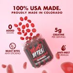 Creatina Infused Bites BEAST BITES sabor a fresa, 30 unidades