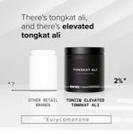 Suplemento Toniiq Tongkat Ali, extracto de 200 mg de eurycomanona al 2%