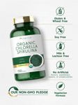 Suplemento Carlyle Organic Chlorella Spirulina 1300 tabletas