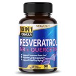 Suplemento VEGATOT Resveratrol 1500 mg con quercetina NMN 90 C