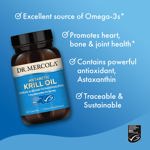 Suplemento de aceite de krill antártico Dr. Mercola 60 cápsulas