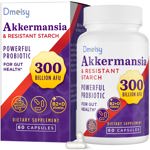Probióticos que contienen 300 mil millones de unidades de Akkermansia Muciniphila 60