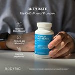 Suplemento BodyBio Gut Health Butirato + Sodio 60 cápsulas