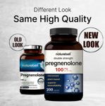 Suplemento NatureBell Pregnenolona 100 mg 200 cápsulas