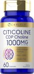 Suplemento Carlyle Citicolina CDP 1000 mg 60 cápsulas