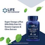 Suplemento Life Extension Super Omega-3 Plus EPA/DHA 240 sof
