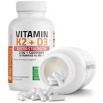 Complemente la vitamina K2 (MK7) de Bronson con D3 Extra Strength