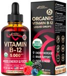 Suplemento NUTRAHARMONY de vitamina B12 en gotas sublinguales de 5000 mcg