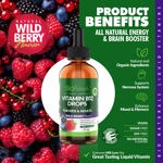 Gotas líquidas de vitamina B12 Bio Naturals, 60 ml, sublinguales