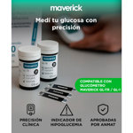 Tiras Reactivas Maverick Compatibles Con Glucómetro GL-TR GL-1 Aprobadas AMNAT