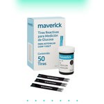 Tiras Reactivas Maverick Compatibles Con Glucómetro GL-TR GL-1 Aprobadas AMNAT