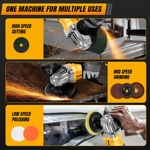 Amoladora Angular Inalámbrica Dewalt 20v 4-1/2 3 Velocidad