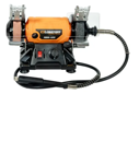 Amoladora De Banco Multifuncion Lusqtoff Abm-120 Mini Torno