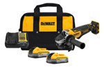 Amoladora Angular Dewalt Dcg413h2 + 2 Bat. Cargador y Bolso