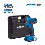 Taladro Atornillador Inalambrico Litio Logus 15v + Maletin