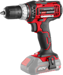 Taladro Atornillador Inalambrico 20v 2-13mm Daihatsu Hi-ta20 Color Rojo No incluye bateria