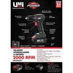 Taladro Atornillador a Batería en Kit UMI MAX POWER - HU101KAR
